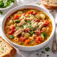 Hearty Italian Chicken Vegetable Soup