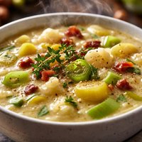 Hearty Leek Potato Soup