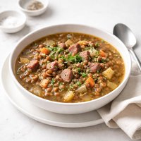 Hearty Lentil and Ham Soup
