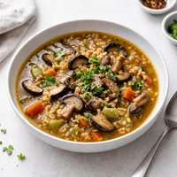 Hearty Mushroom Barley Soup