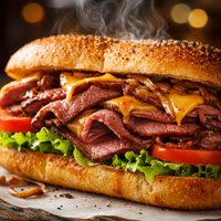 Hearty Oven Roast Beef Sandwiches