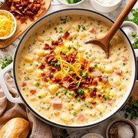 Hearty Potato Ham and Cheese Chowder