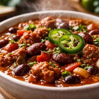 Hearty Sausage Bean Chili