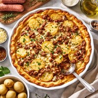 Hearty Sausage Potato Pie