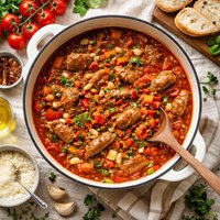 Hearty Tomato and Sausage Stew