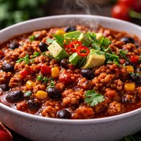 Hearty TVP Chili