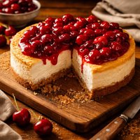 Heavenly Cherry Cheesecake