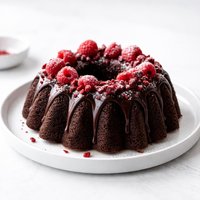 Heavenly Chocolate Raspberry Bundt Cake