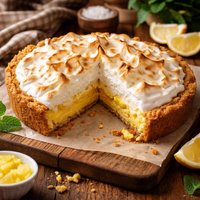 Heavenly Pie Lemon Meringue Reversed
