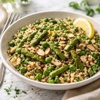 Heavenly Quinoa with Asparagus Gluten Free and Vegan