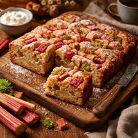 Heavenly Rhubarb Cake