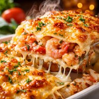 Heavenly Rich Seafood Lasagna