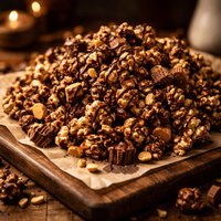 Heck Yes Chocolate Peanut Butter Popcorn