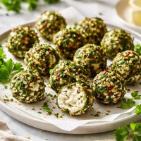 Herb and Garlic Goat Cheese Truffles