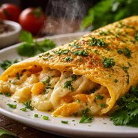 Herb and Three Cheese Omelet
