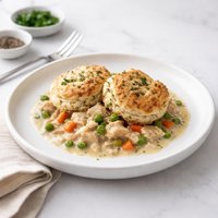 Herb Biscuit Topped Chicken Pot Pie