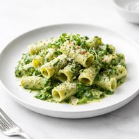 Herb Cheese and Spinach Sauce with Pasta