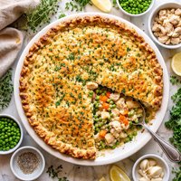 Herb Crust Chicken Pot Pie