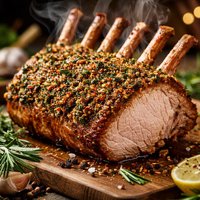 Herb Crusted Rack of Pork