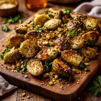 Herb Pistachio Brussels Sprouts