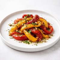Herb Roasted Bell Peppers