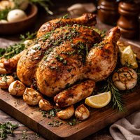 Herb Roasted Chicken with Garlic