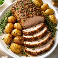 Herb Roasted Pork Loin and Potatoes