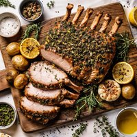 Herb Roasted Rack of Pork