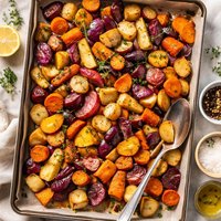 Herb Roasted Root Vegetables