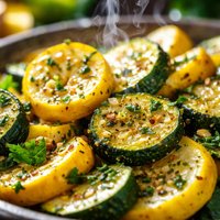 Herb Roasted Summer Squash
