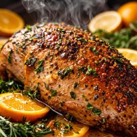 Herb Roasted Turkey with Citrus Glaze