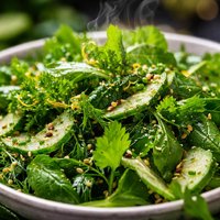 Herb Salad with Chive Vinaigrette