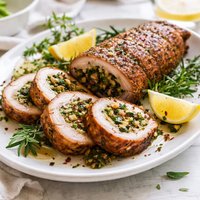 Herb Stuffed Pork Tenderloin