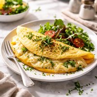Herb Three Cheese Omelet