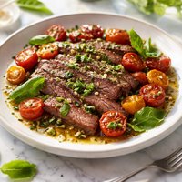 Herbed Beef and Tomatoes
