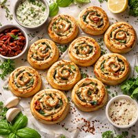 Herbed Cheese Pinwheels