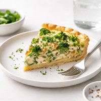 Herbed Chicken and Broccoli Quiche