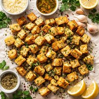 Herbed Garlic Croutons