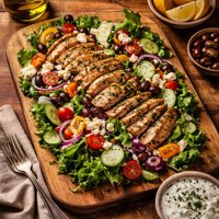 Herbed Greek Chicken Salad