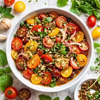 Herbed Marinated Tomatoes