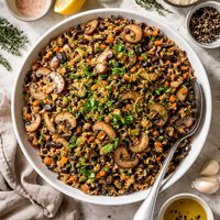 Herbed Mushroom Wild Rice