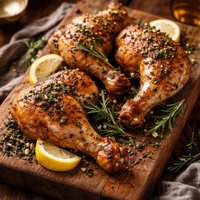 Herbed Roast Chicken Legs