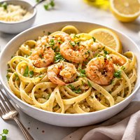 Herbed Shrimp Fettuccine