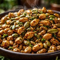 Herbed Soy Nuts and Seeds