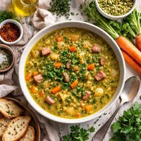Herbed Split Pea Soup