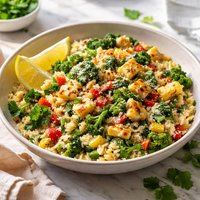 Herbed Veggie Cheese and Rice