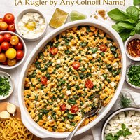 Herby Noodle Bake a Kugel by Any Other Name