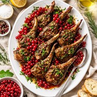 Herby Redcurrant Lamb Chops