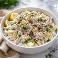 Heringstopf Mit Saurer Sahne Herring Salad with Sour Cream