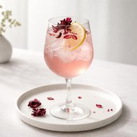 Hibiscus Rose Water Beverage No Alcohol